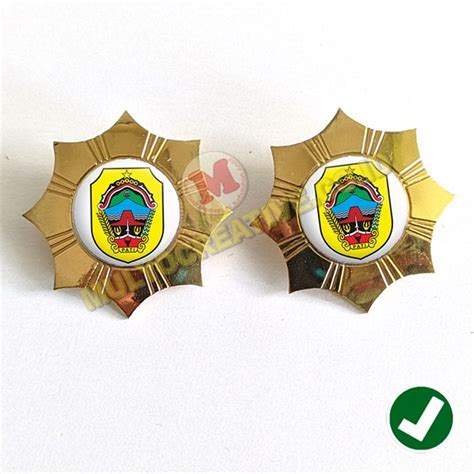 Pin Logo Kabupaten Bros Wing Logo Kabupaten Pati Pesan Pin Enamel