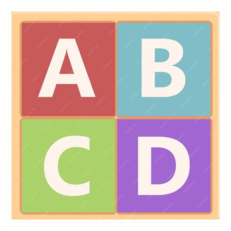 abcd juego icono dibujos animados vector fuente bebe letra inglesa