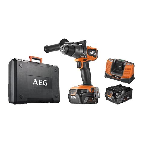 Бесщеточная аккумуляторная ударная дрель-шуруповерт AEG 18В BSB18C3BL ...