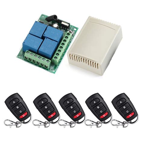 Buy Mhz Universal Wireless Remote Control Switch Dc V Ch Rf