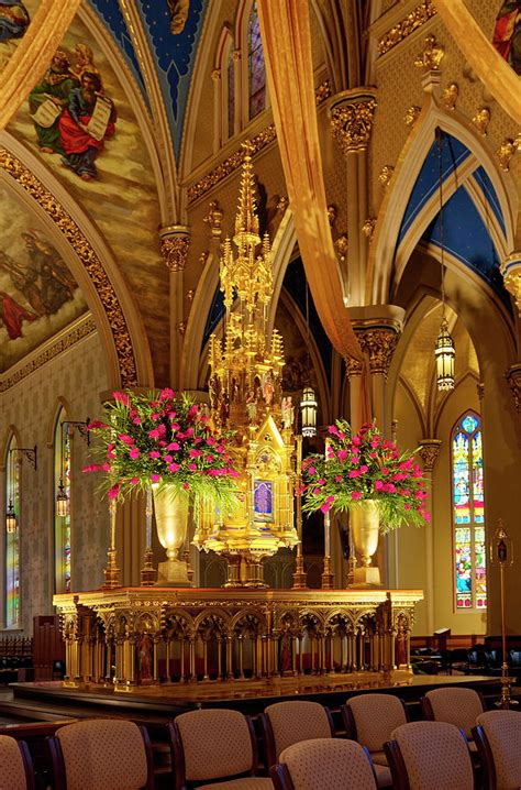 Basilica of the Sacred Heart Interior Photograph by Sally Weigand - Pixels