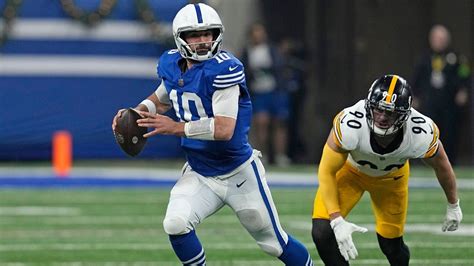 Gardner Minshew Touchdown Passes Help Colts Build Lead Over Steelers Espn