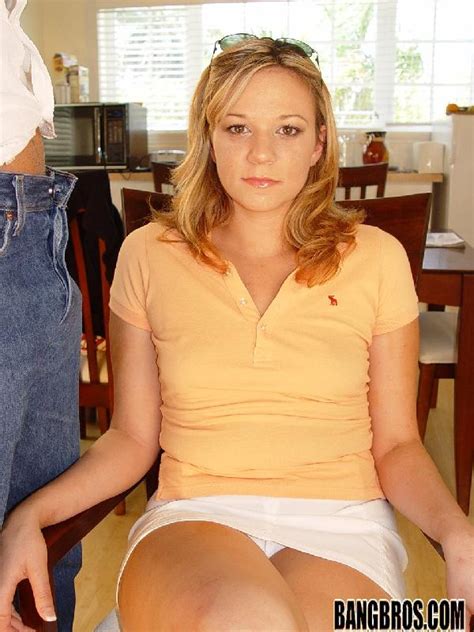 Sexy Blonde Deja Flaunts Her Legs Before Sucking A Huge Boner Up Close CoedCherry