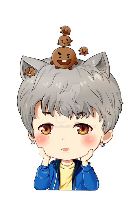 Suga BTS - Chibi by nkgiang93 on DeviantArt