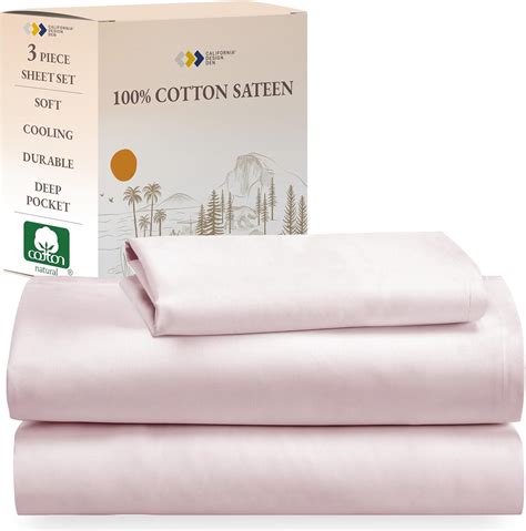 Amazon California Design Den Soft Twin Size Bed Sheets Cotton