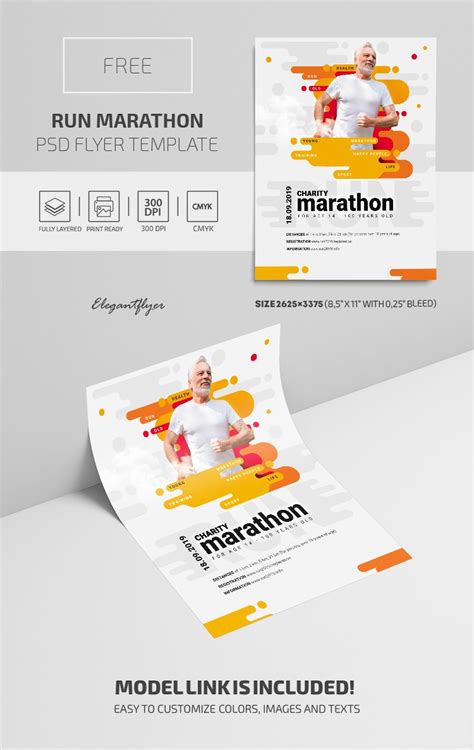 Run Marathon Free Psd Flyer Template 10024247 By Elegantflyer