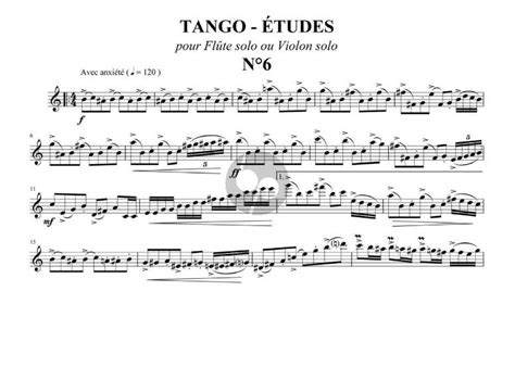 Astor Piazzolla Tango Etudes For Flute Pdf Free Neloif