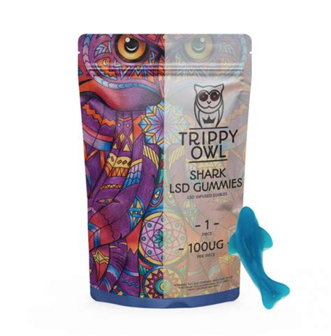 Buy Lsd Edible 100ug Shark Trippy Owl