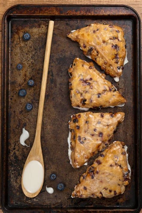 Ina Garten Blueberry Scones With Lemon Glaze Delish Sides