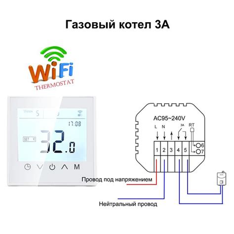 Термостат/регулятор температуры mincoheat MK100 3A 220V для газового ...