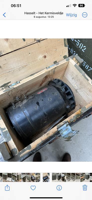 Dynamo 12 volt Nieuw in BOX - Generaaltjes - voor de militaire hobby