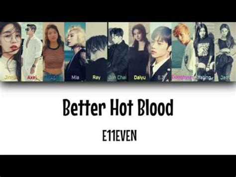 E EVEN Better Hot Blood UP TION Hot Blood Color Coded Han Rom Eng YouTube