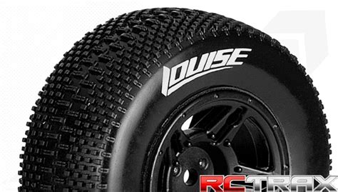 Louise Rc Sc Groove Short Course Tire Set Mounted Super Soft Black