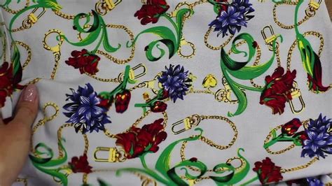 Ткань Штапель набивной