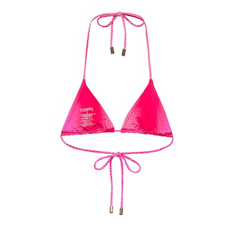 Berry Triangle Bikini Top Kamari Swim Wolf Badger
