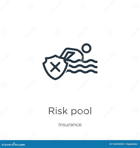 Risk Pool Icon. Trendy Risk Pool Logo Concept On White Background From