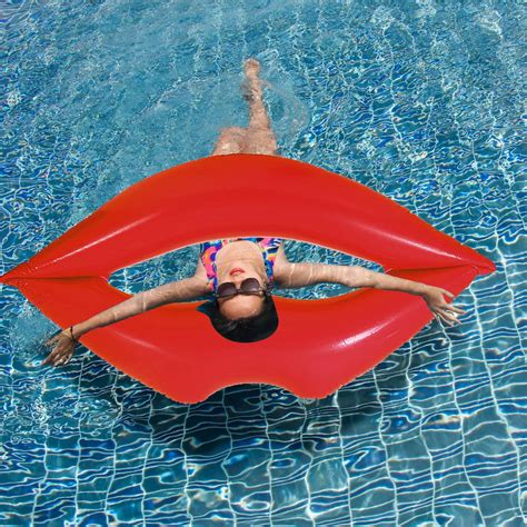 Shooting Bar Water Red Lips Lips Red Love Inflatable Float Float Pool