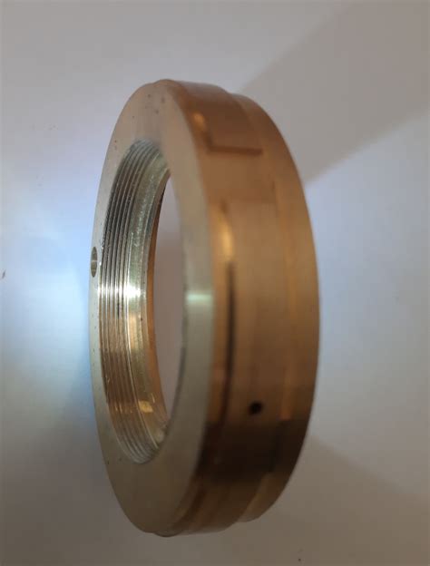 polished brass aircraft ring frame feature fine finishing high