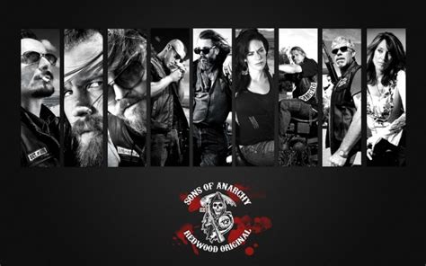 Sons Of Anarchy Series Biker Crime Drama Thriller Wallpapers Hd