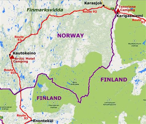 finland  norway karasjok  kautokeino