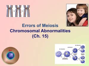 Sex Chromosome Abnormalities