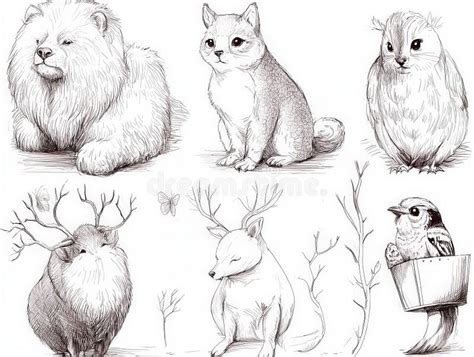 Vector De Dibujo Animal : Una Ilustración Vectorial Que Muestra