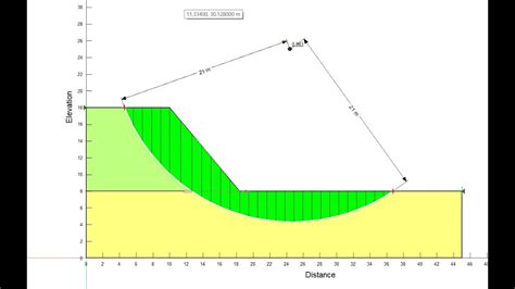 LE Slope Stability Analysis With And Without Reinforcement In GEOSTUDIO