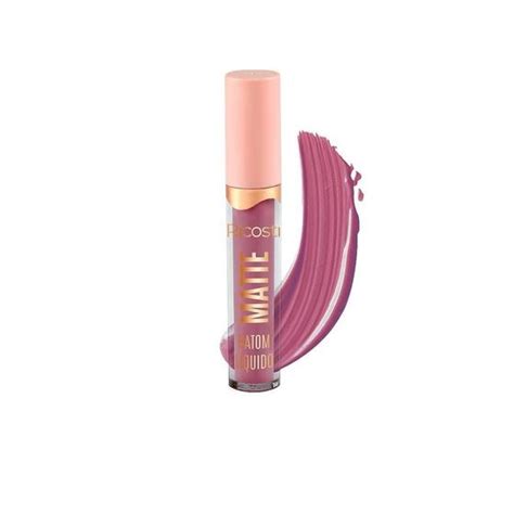 Batom Liquido Matte Vegano Ricosti Nude Rosado Batom Magazine Luiza