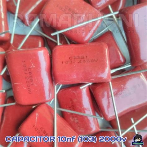 Jual Capacitor 10nf 103 2000v Kapasitor 10 N 2kv Ok Di Lapak RAMADHANI