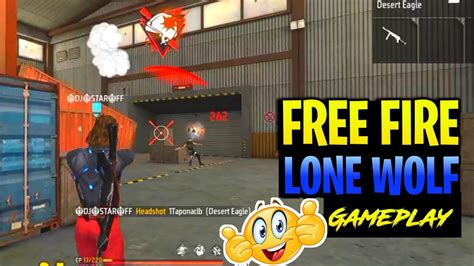 Free Fire Lone Wolf Gameplay Video 😱😱 Lone Wolf Mode Gameplay Video Dj