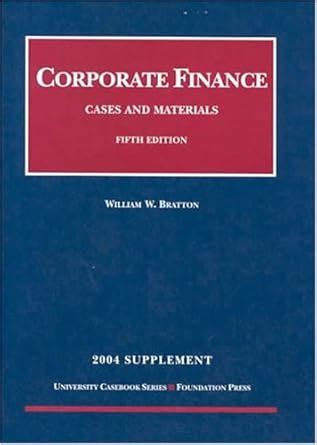 amazoncom  supplement  corporate finance