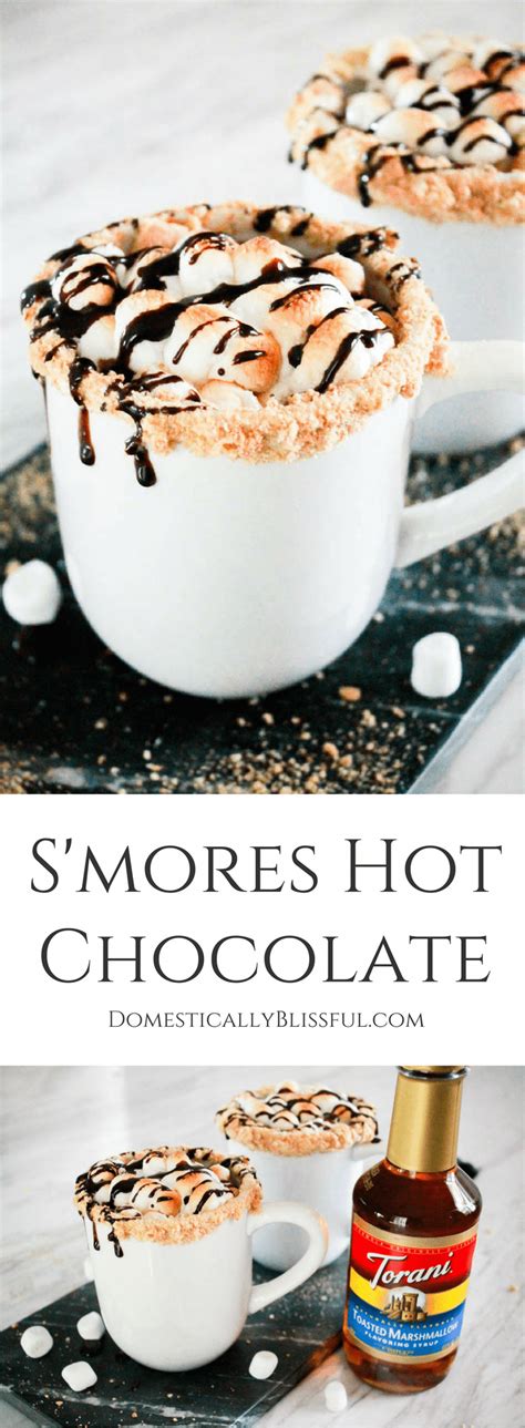 S Mores Hot Chocolate Domestically Blissful