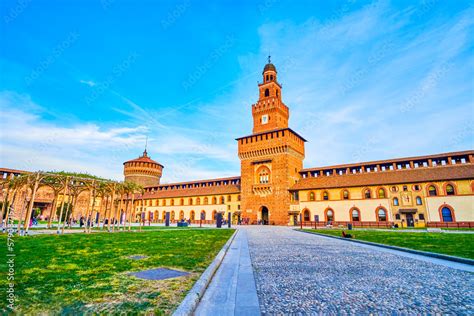 Piazza D Armi Is The Main And The Largest Courtyards Of Sforza S Castle