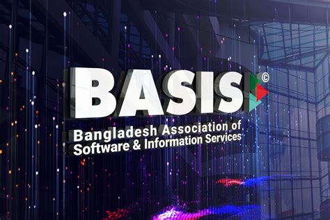 basis logo vector bangladesh association  software information