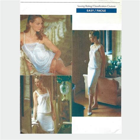 Lingerie Slip Sewing Pattern Etsy