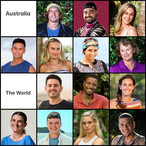 Thoughts on this cast for Australia vs. The World? : r/survivorau