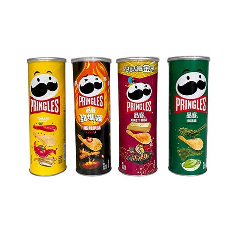 Чипсы Pringles 4шт по 110гр Набор Снеков из Китая - купить с доставкой ...
