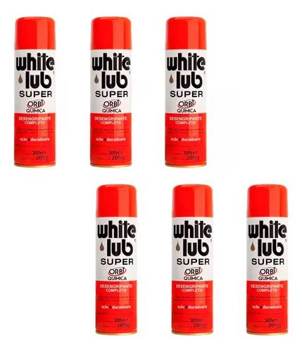 Kit White Lub Super Leo Desengripante Spray Wd Ml Orbi