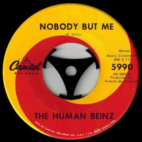 The Human Beinz - Nobody But Me b/w Sueno - Capitol 7"