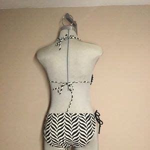 Swim Zebra Black And White Two Pieces Bikini Swimsuit Poshmark