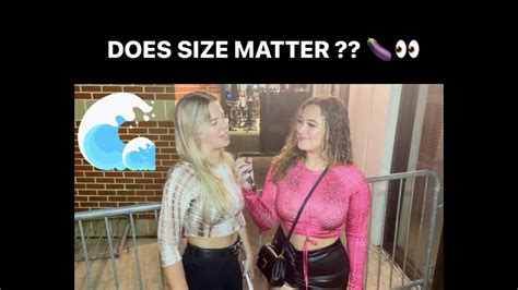 Does Size Matter 🍆👀 Public Interview Youtube