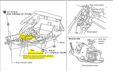 Nissan Shift Interlock Solenoid