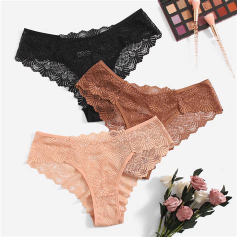 Faroly Women Panties Transparent Underwear Lace Soft Briefs Sexy Lingerie Shopee Singapore
