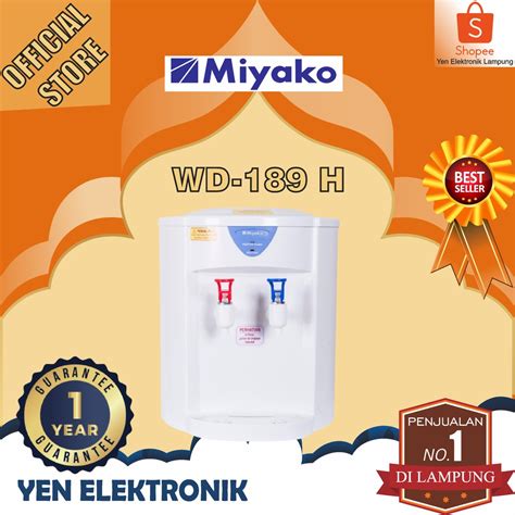 Jual Dispenser MIYAKO WD 189 H Water Dispenser Panas Normal Garansi