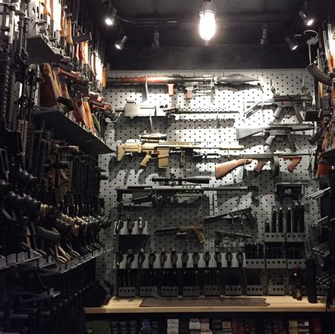 Custom Gun Room Design With Modular Weapons And Gear Storage Racks