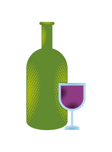 Free Clipart Wine Bottle Glass