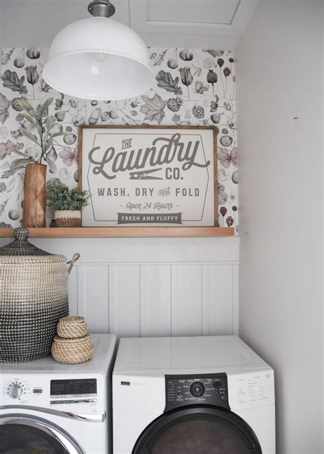 Easy Laundry Room Wallpaper Makeover Ideas With Tutorials Artofit