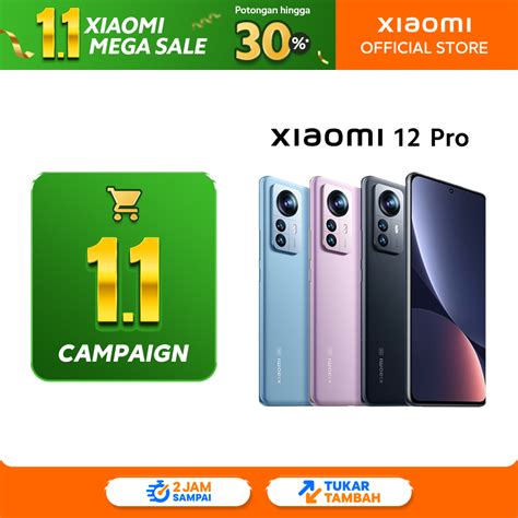 Jual Xiaomi Official Xiaomi 12 Pro (12/256GB) Snapdragon® 8 Gen 1 50MP ...