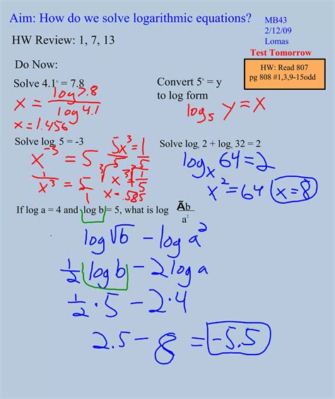 Solving Log Equa Ppt