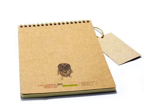 эко блокнот "Сова", крафт ecokanc.com | Notebook, Supplies